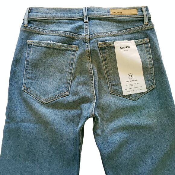 GRLFRND Karolina high rise skinny cropped jeans in Groovy Situation Size 29 NEW - Picture 3 of 10